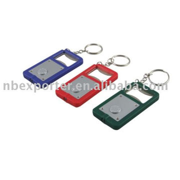 led keychain with bottle opener,keychain light,bottle opener with light,promotion keychain